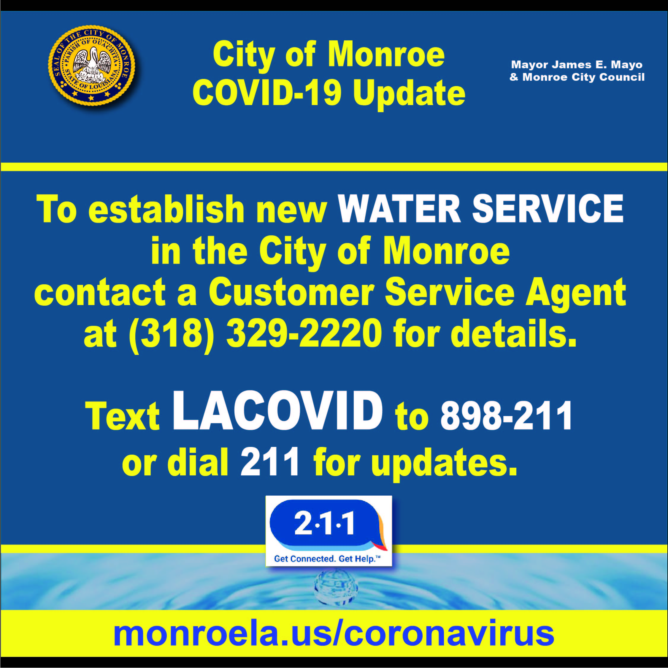 COVID-19 Response City of Monroe La