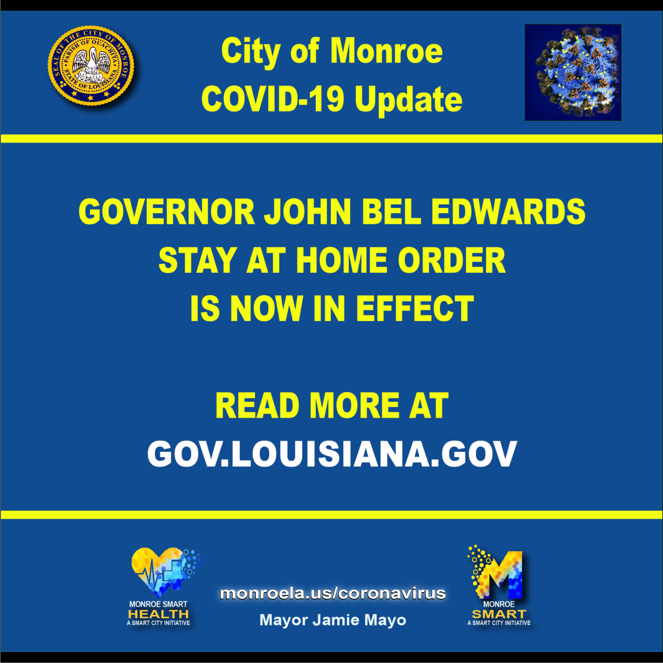 COVID-19 Response City of Monroe La