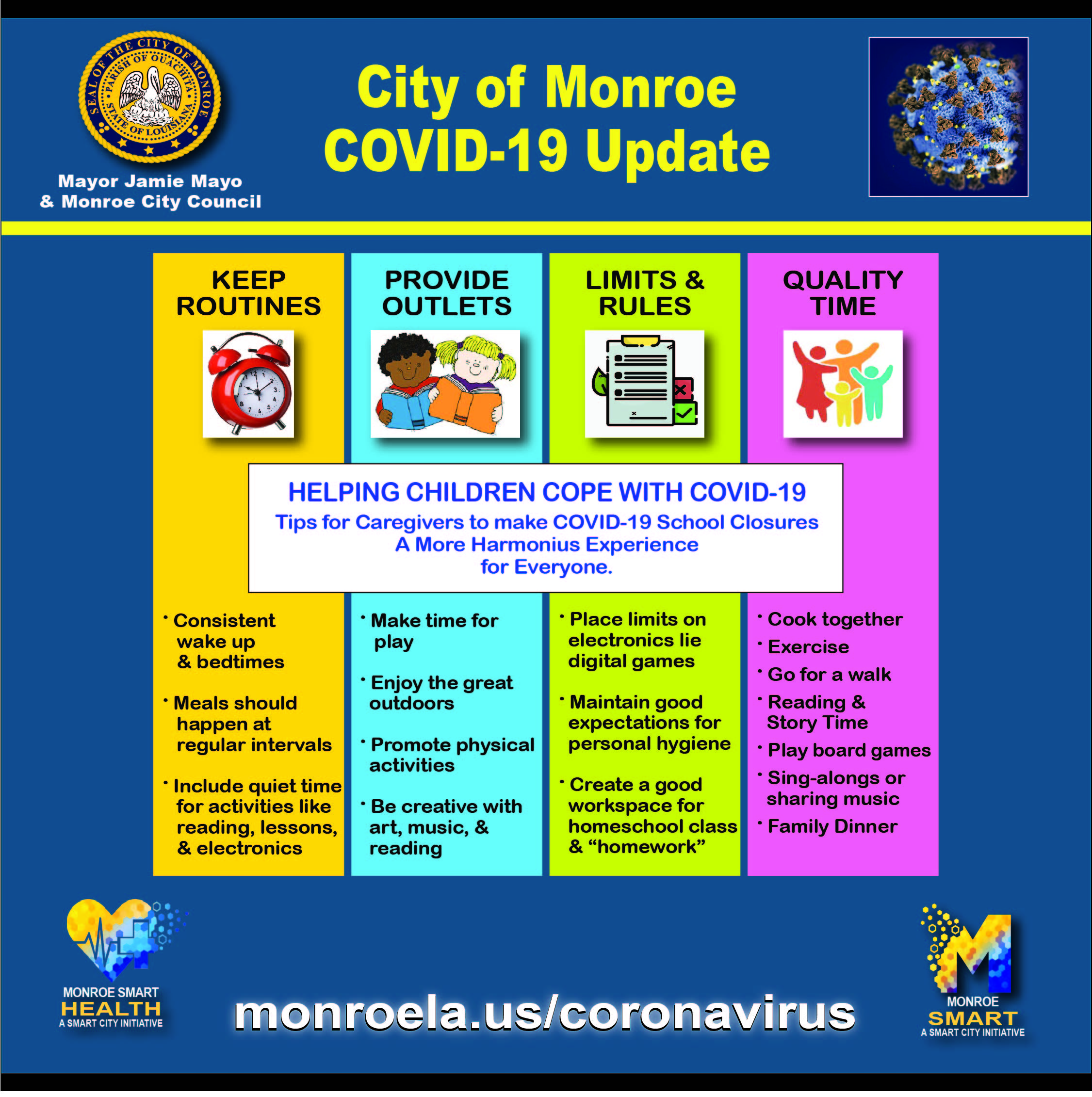 COVID-19 Response City of Monroe La