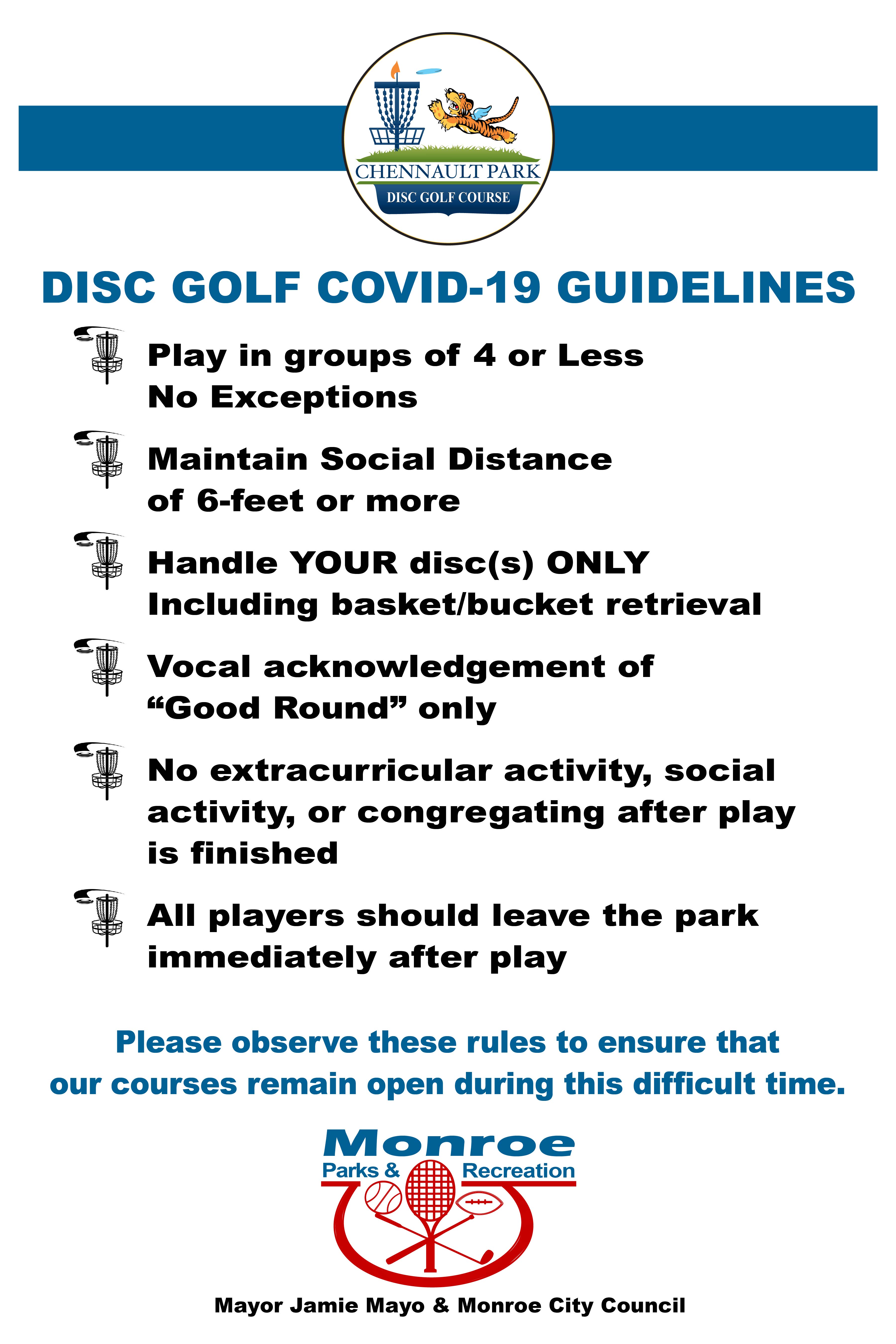 Phase 1 - Disc Golf Rules