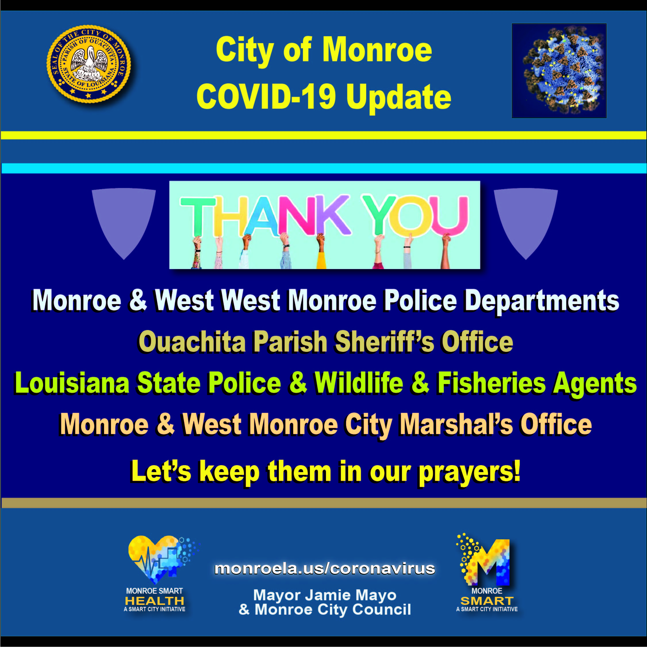 COVID-19 Response City of Monroe La