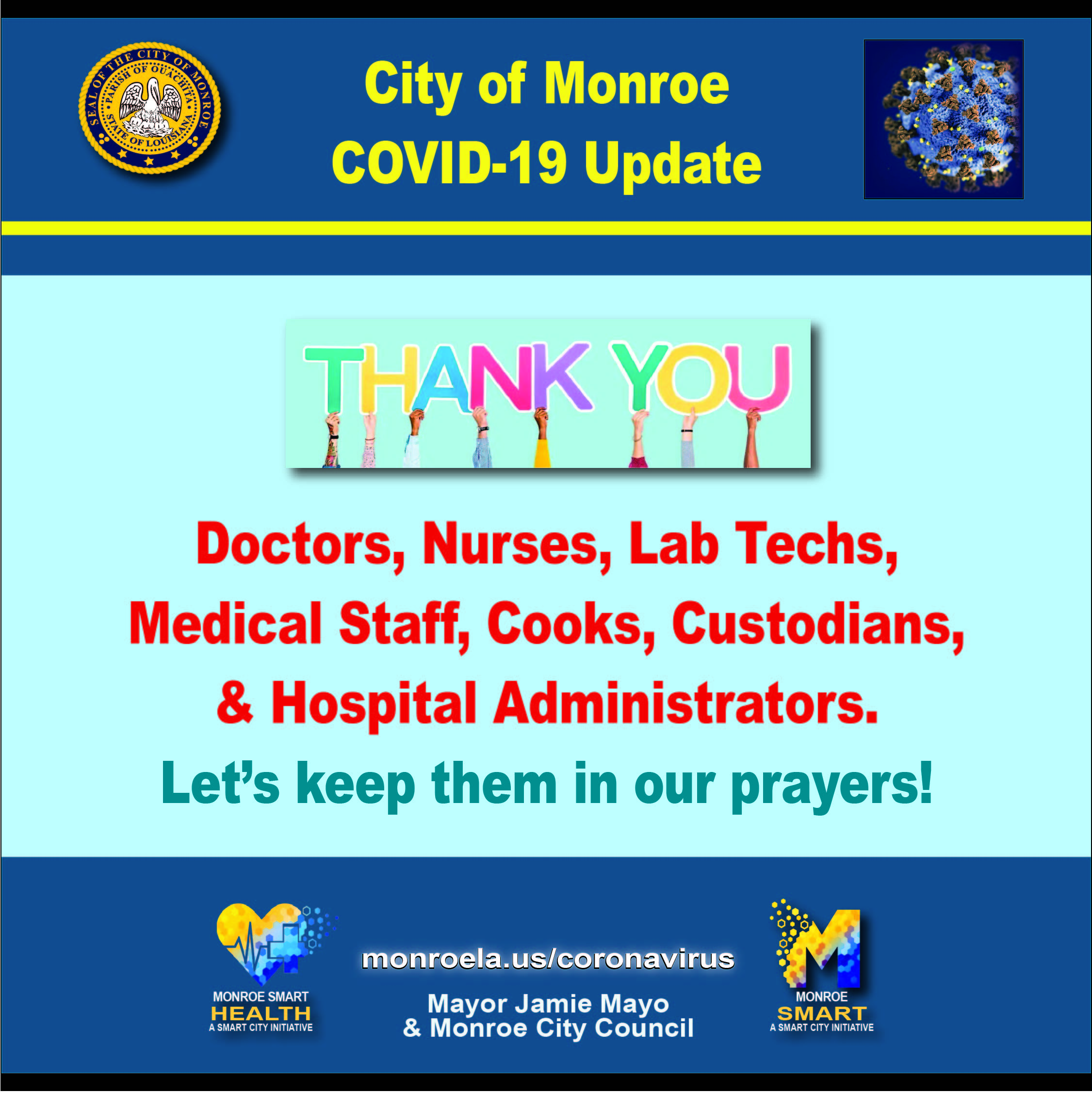 COVID-19 Response City of Monroe La