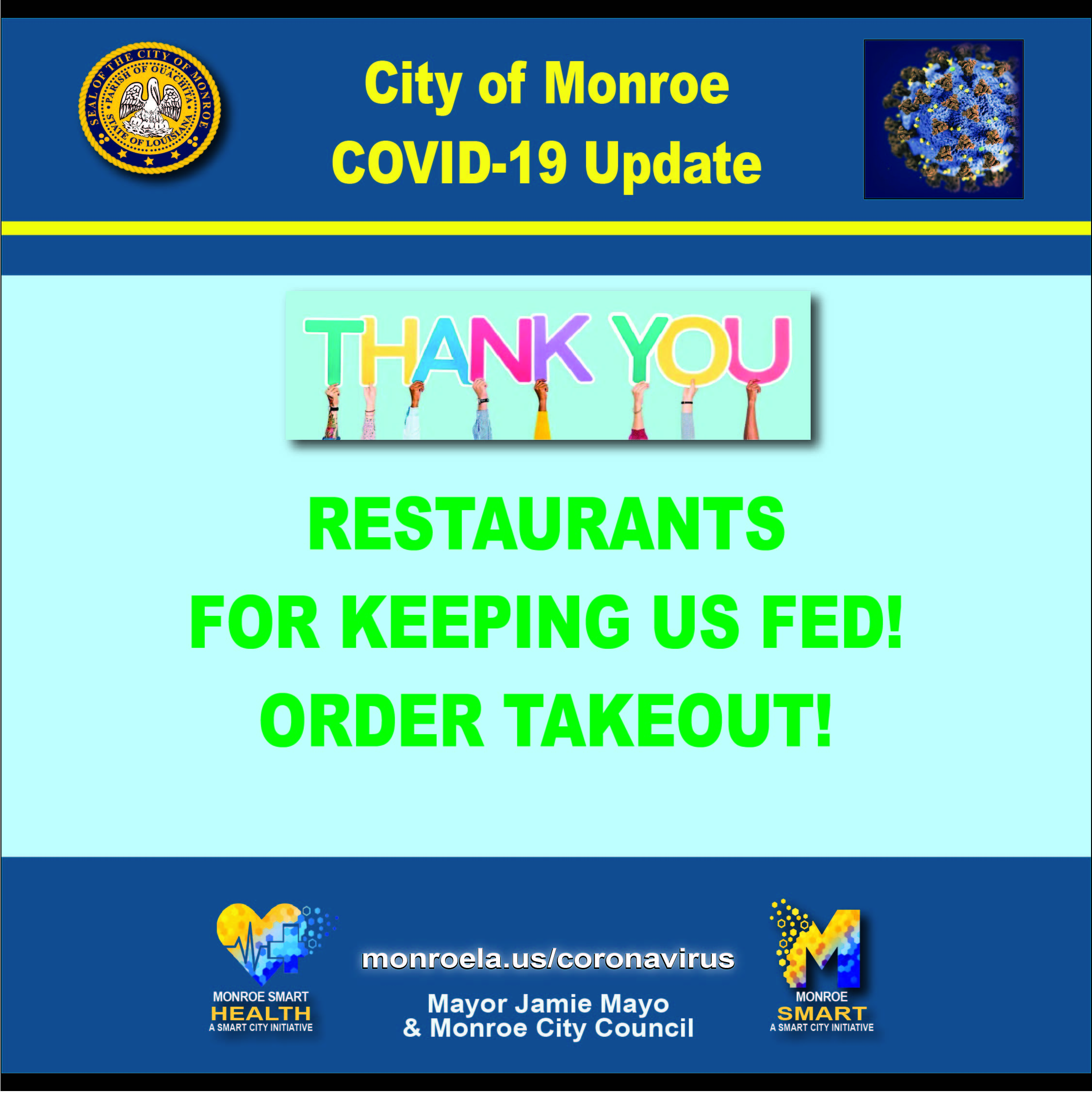 COVID-19 Response City of Monroe La