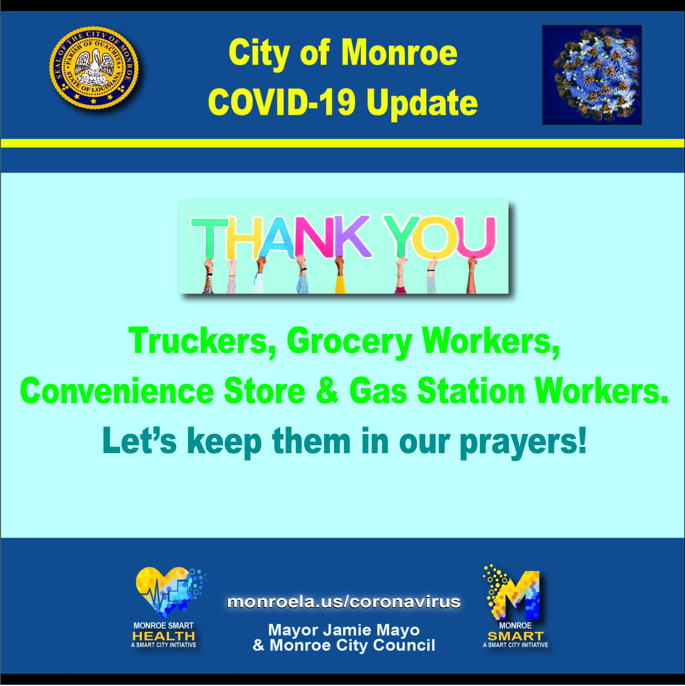 COVID-19 Response City of Monroe La