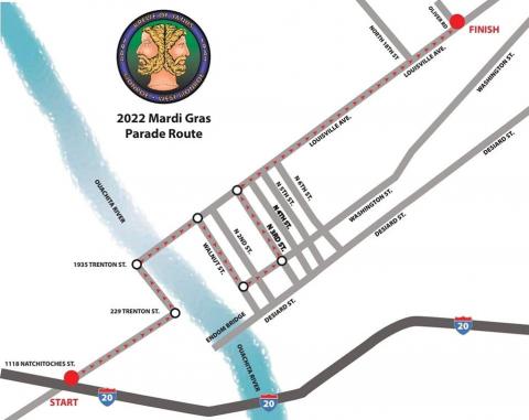 Krewe of Janus Parade Route